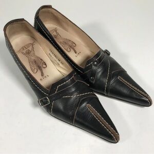 Chic Black Leather Women's Loafers